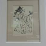 12. IVO REŽEK, akad. slikar, „Dječaci u igri“, crtež, 20x29.