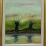 25. STJEPAN LEVAČIĆ, „Vrbe“, ulje na platnu,
40x50.