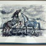 29. JELENA DABIĆ, „Konji“, akvarel, 50x70, 2000.